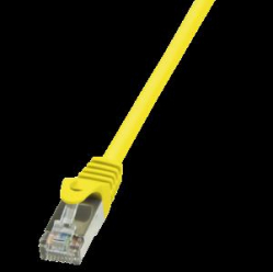 Kabel LOGILINK CP1037S LOGILINK Patchcord CAT 5e F/UTP 1m żółty