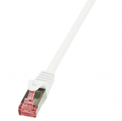 Kabel LOGILINK CQ2021S LOGILINK Patchcord Cat.6 S/FTP PIMF PrimeLine 0,5m, biały