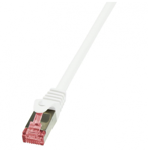 Kabel LOGILINK CQ2021S LOGILINK Patchcord Cat.6 S/FTP PIMF PrimeLine 0,5m, biały
