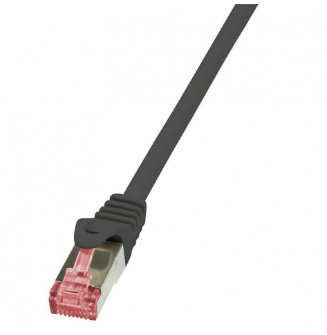 LOGILINK CQ2023S LOGILINK Patchcord Cat.6 S/FTP PIMF PrimeLine 0,5m, czarny