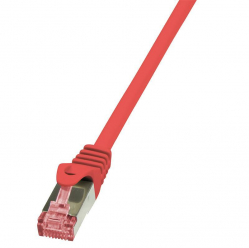 Kabel LOGILINK CQ2024S LOGILINK Patchcord Cat.6 S/FTP PIMF PrimeLine 0,5m, czerwony