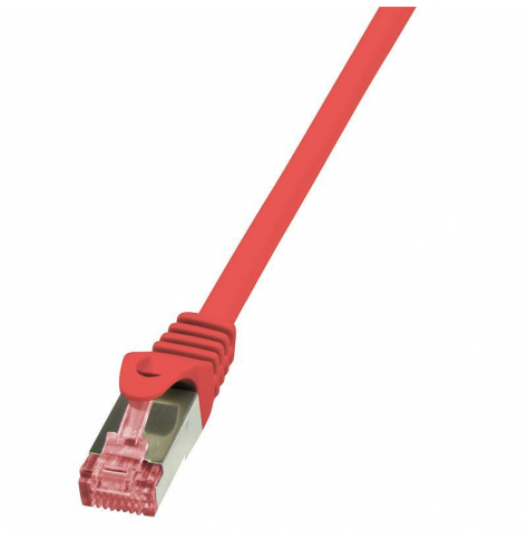 LOGILINK CQ2024S LOGILINK Patchcord Cat.6 S/FTP PIMF PrimeLine 0,5m, czerwony