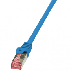 Kabel LOGILINK CQ2026S LOGILINK Patchcord Cat.6 S/FTP PIMF PrimeLine 0,5m, niebieski