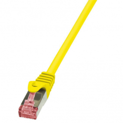 Kabel LOGILINK CQ2027S LOGILINK Patchcord Cat.6 S/FTP PIMF PrimeLine 0,5m, żółty