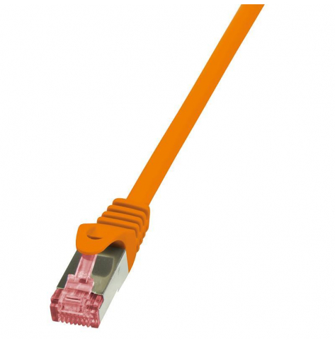 LOGILINK CQ2028S LOGILINK Patchcord Cat.6 S/FTP PIMF PrimeLine 0,5m, pomarańczowy