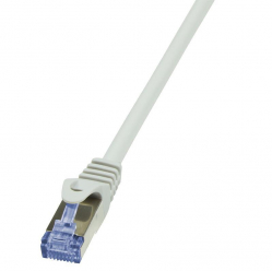 LOGILINK CQ3022S LOGILINK Patchcord Cat.6A 10G S/FTP PIMF PrimeLine 0,5m szary