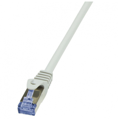 LOGILINK CQ3022S LOGILINK Patchcord Cat.6A 10G S/FTP PIMF PrimeLine 0,5m szary