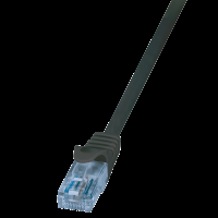 Kabel LOGILINK CP3033U LOGILINK Patch cord U/UTP;cat.6A; wtyk RJ45-cat.6; EconLine; dł.1m;czarny