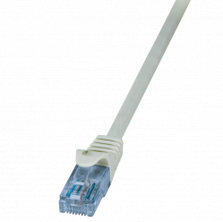 Kabel LOGILINK CP3042U LOGILINK Patch cord U/UTP;cat.6A; wtyk RJ45-cat.6; EconLine; dł.1,5m;szary