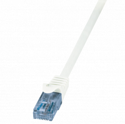 Kabel LOGILINK CP3051U LOGILINK Patch cord U/UTP;cat.6A; wtyk RJ45-cat.6; EconLine; dł.2m;biały