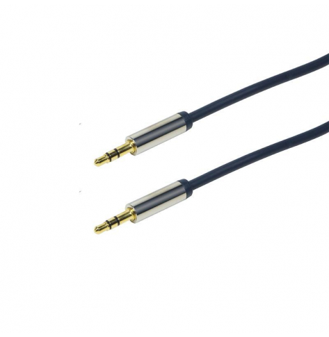 LOGILINK CA10030 LOGILINK - Kabel audio 3,5 m/m 0,3m niebieski