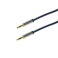 Kabel LOGILINK CA10050 LOGILINK - Kabel audio 3,5 m/m 0,5m niebieski
