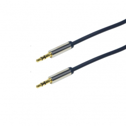 LOGILINK CA10050 LOGILINK - Kabel audio 3,5 m/m 0,5m niebieski