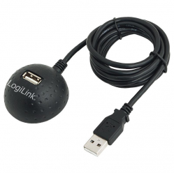 Kabel LOGILINK CU0013B LOGILINK - Kabel przedłużacz USB 2.0 ze stacją dokującą