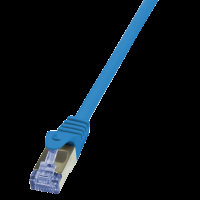 Kabel LOGILINK CQ3046S LOGILINK Patchcord Cat.6A 10G S/FTP PIMF PrimeLine 1,5m niebieski