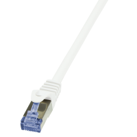 Patchcord LOGILINK CQ3011S Cat.6A 10G S/FTP PIMF PrimeLine 0,25m biały