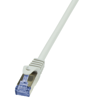 Patchcord LOGILINK CQ3012S Cat.6A 10G S/FTP PIMF PrimeLine 0,25m szary