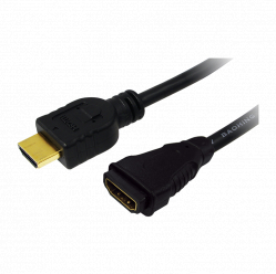 Kabel LOGILINK CH0059 LOGILINK - Kabel przedłużacz HDMI dł. 1m