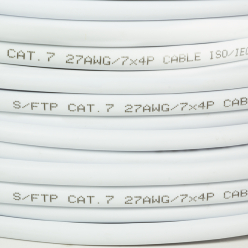LOGILINK CPV0041 LOGILINK - Kabel S/FTP Cat.7 PrimeLine, miedź, LSOH biały, 100m