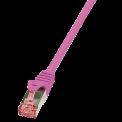 LOGILINK CQ2049S LOGILINK Patchcord Cat.6 S/FTP PIMF PrimeLine 1,5m, różowy