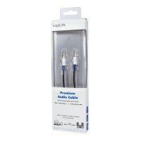 Kabel LOGILINK BASC15 LOGILINK - Kabel audio Premium 3,5 mm męski 1,5m