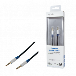 Kabel LOGILINK BASC15 LOGILINK - Kabel audio Premium 3,5 mm męski 1,5m