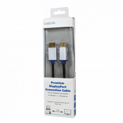 Kabel LOGILINK BDPM20 LOGILINK - Kabel Premium DisplayPort męski 2m