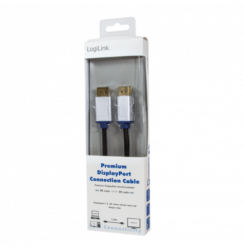 Kabel LOGILINK BDPM20 LOGILINK - Kabel Premium DisplayPort męski 2m