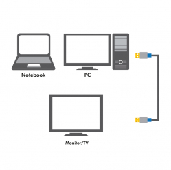 Kabel LOGILINK BDPM20 LOGILINK - Kabel Premium DisplayPort męski 2m