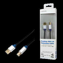 LOGILINK BUAB215 LOGILINK - Kabel Premium USB2.0 A/B 1,5m