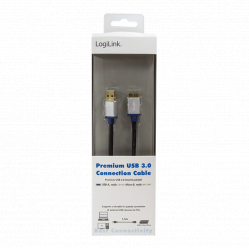 Kabel LOGILINK BUAM320 LOGILINK - Kabel Premium USB 3.0 Typ-A -> micro Typ-B 2m