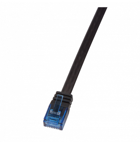 LOGILINK CF2093U LOGILINK - Patchcord Cat.6 U/UTP, dł. 10m, płaski, SlimLine, czarny