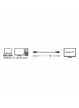 LOGILINK CV0119 LOGILINK - Kabel DisplayPort 8K/60Hz / 4K/120Hz M/M dł. 1m kol.czarny
