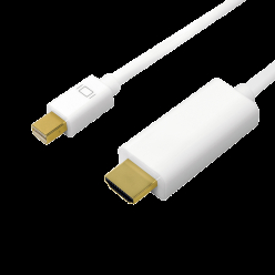 LOGILINK CV0122 LOGILINK - Kabel MiniDisplayPort / HDMI 4K ,dł.1m, kol.biały