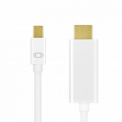 LOGILINK CV0124 LOGILINK - Kabel MiniDisplayPort / HDMI 4K ,dł.3m, kol.biały