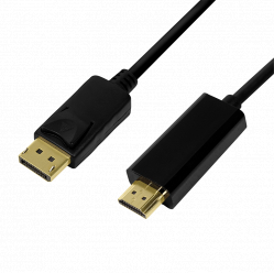 LOGILINK CV0126 LOGILINK - Kabel DisplayPort/HDMI 4K ,dł.1m