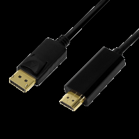 Kabel LOGILINK CV0127 - DisplayPort/HDMI 4K 2m