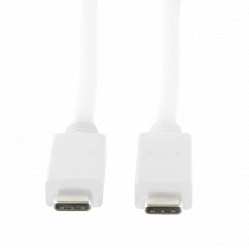 Kabel LOGILINK CU0130 LOGILINK - Kabel USB-C 3.1 Gen2 USB-C male -USB-C male,dł. 0,5m, biały