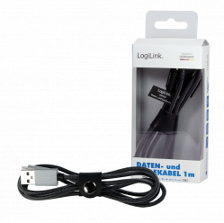 Kabel LOGILINK CU0132 LOGILINK - Kabel USB Sync & charging , USB-A do Micro USB male, 1m