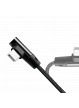 Kabel LOGILINK CU0137 LOGILINK - Kabel USB 2.0 kątowy 90  USB-A męski na USB-C męski, 0,3 m