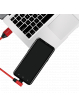 LOGILINK CU0146 LOGILINK - Kabel USB 2.0 kątowy 90  USB-A na męski do USB-C męski, czerwony, 1 m