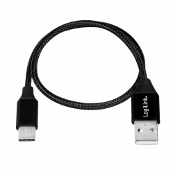 Kabel LOGILINK CU0139 LOGILINK - Kabel USB 2.0, USB-A męski na USB-C męski, 0,3 m