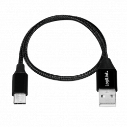 LOGILINK CU0143 LOGILINK - Kabel USB 2.0, USB-A męski do micro-USB męski 0,3 m