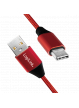 LOGILINK CU0147 LOGILINK - Kabel USB 2.0, USB-A na męski do USB-C męski, czerwony, 0,3 m