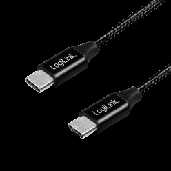 LOGILINK CU0154 LOGILINK - Kabel USB 2.0, USB-C męski na USB-C męski, 1 m