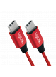 Kabel LOGILINK CU0155 LOGILINK - Kabel USB 2.0, USB-C męski na USB-C męski, czerwony, 0,3 m