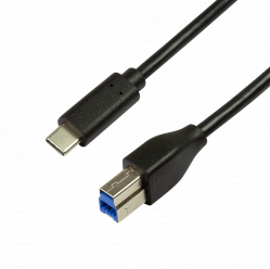 Kabel LOGILINK CU0162 LOGILINK - Kabel USB 3.2 Gen1x1, USB-C męski do USB-B męski, 1m