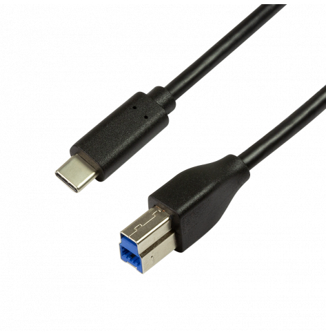 Kabel LOGILINK CU0163 LOGILINK - Kabel USB 3.2 Gen1x1, męski USB-C do męskiego USB-B, 2m