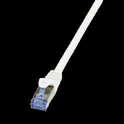LOGILINK CQ4031S LOGILINK - Patchcord kat.6A/7, 600MHz S/FTP PIMF PrimeLine biały 1,00m