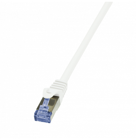 Kabel LOGILINK CQ4031S LOGILINK - Patchcord kat.6A/7, 600MHz S/FTP PIMF PrimeLine biały 1,00m